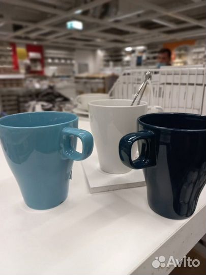 Набор кружек IKEA Фэргрик 250мл- 3шт