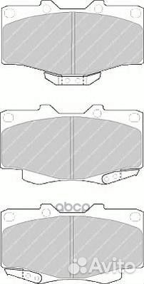 Колодки тормозные toyota land cruiser 70/80/90