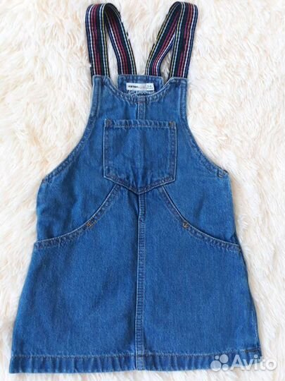 Джинсовый сарафан для девочки