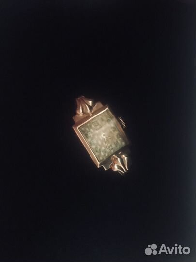 Винтажные золотые часы «заря»ссср на ходу