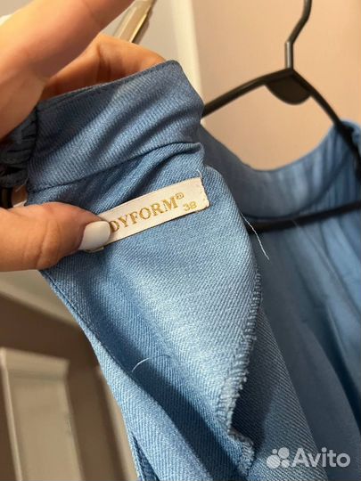 Комбинезон женский брючный Dyform голубой р. 38