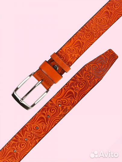 Новый кожаный ремень женский