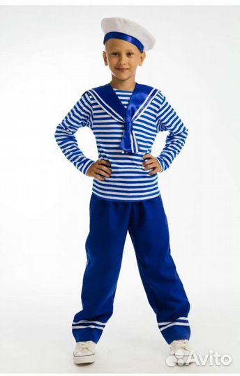 Гюйс и бескозырка для моряка и морячки в прокат