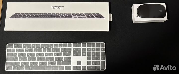Apple magic keyboard с touch id, magic mouse 3