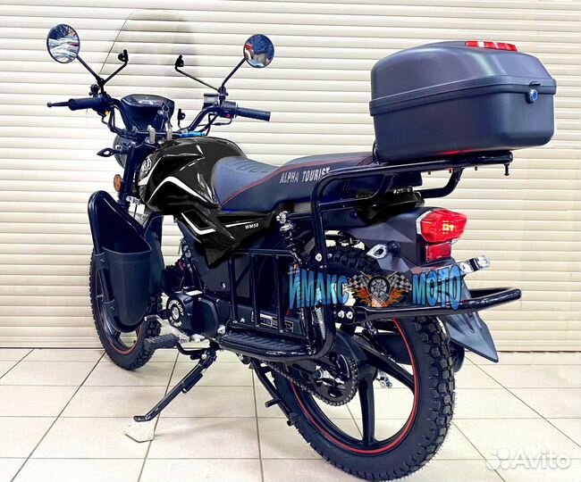 Мопед Alpha Турист дв. 110 см3 (S2) черный