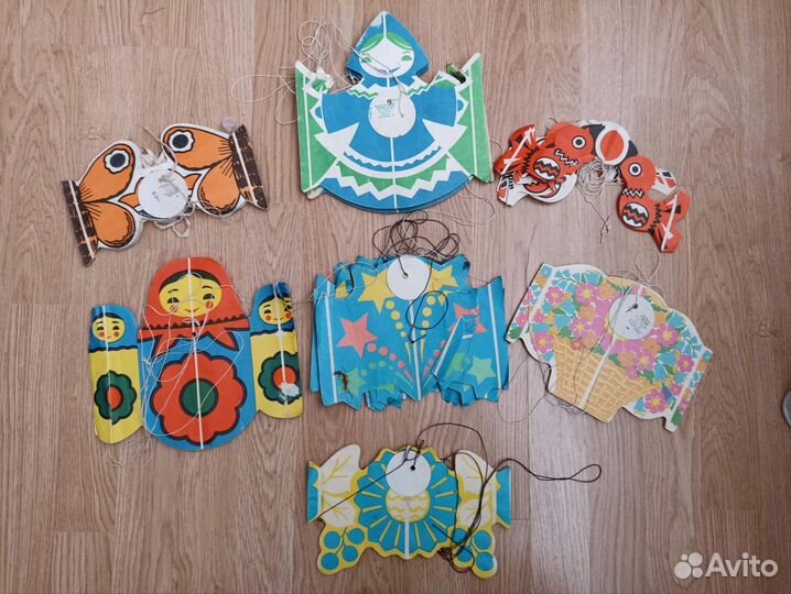 Гирлянда СССР бумажная