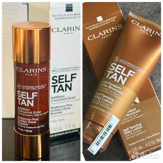 Clarins автозагар для лица и тела