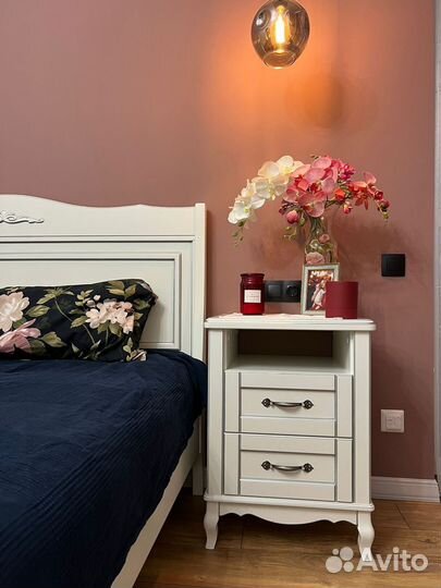 Тумба прикроватная массив Бука 