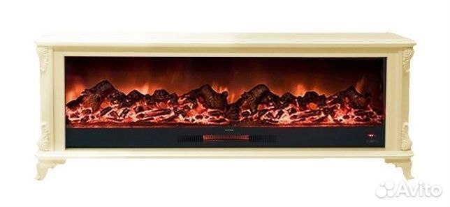 Электрокамин Glenrich Версаль S130 слоновая кость