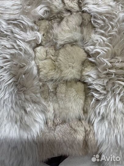 Меховой чехол Лиса+овчина универс размер