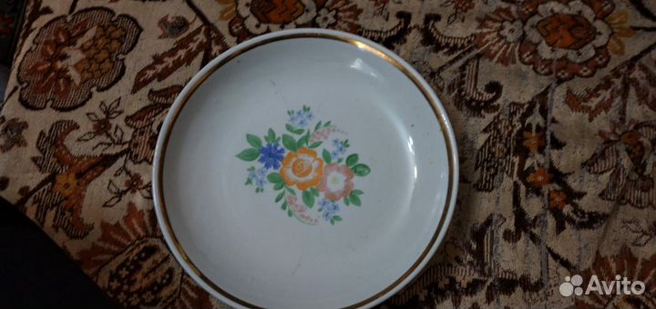 Блюдо (тарелка) редкое б/у для торта, плова 30см