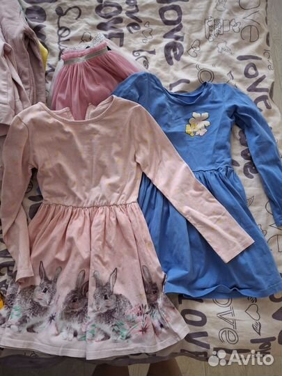 Вещи пакетом для девочки 116-122
