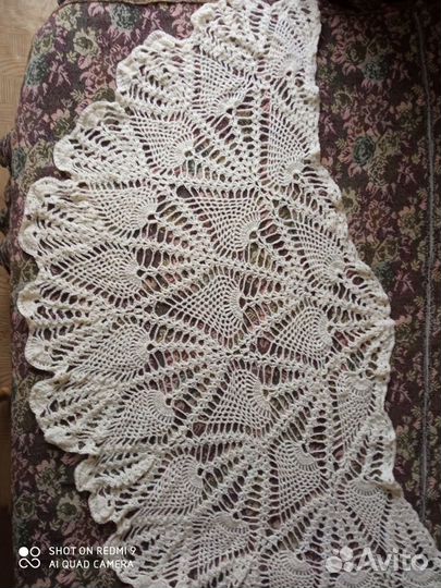 Шаль вязаная крючком