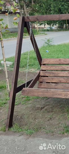 Качели садовые, Лавка, Стол, Беседка, Мангал