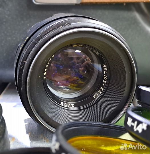 Фоторужье (комплект) Зенит-ес, СССР + Helios 44-2