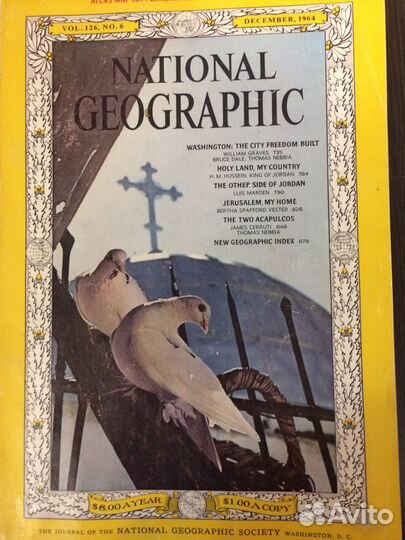 Журнал national geographic 1964 г