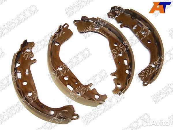 Колодки тормозные задние toyota corolla runx