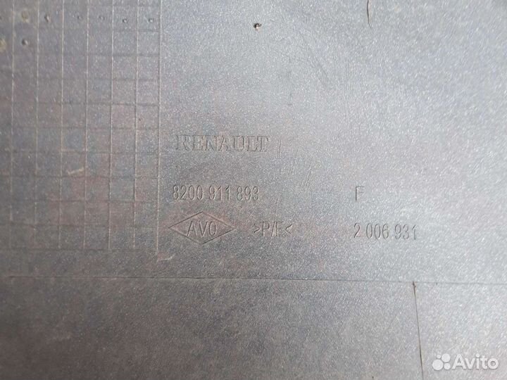 Бампер задний Рено Сандеро