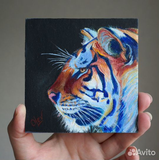 Картина маслом в раме 