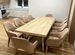Большой обеденный стол Лофт из шпона Дуба 270х100