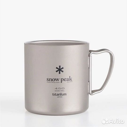 Кружка титановая Snow Peak Double Wall 450 MG-153