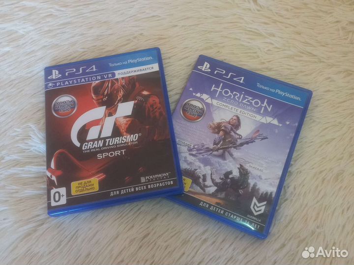 Игры для приставки PS4 - (Horizon,Gran Turismo)