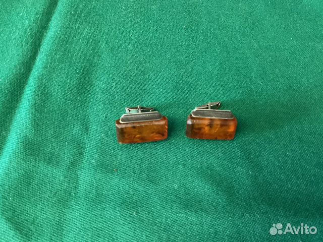 Запонки серебряные 875 проба СССР