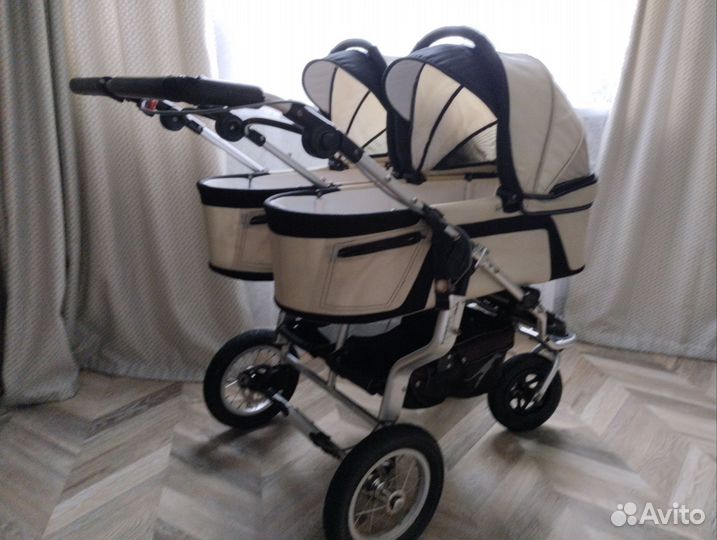 Коляска для двойни tfk