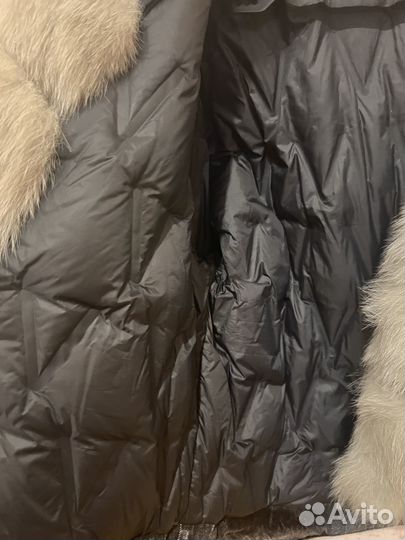 Джинсовая куртка женская с натуральным мехом