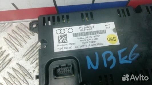 Монитор audi A4 B8 (NBE06JA01)