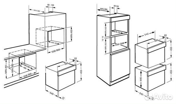 Микроволновая печь smeg sc45mne2