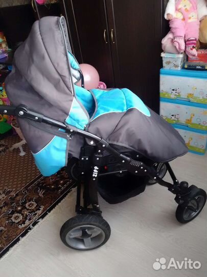 Коляска 2в1.Прыгунки. Автолюлька.Дождевик