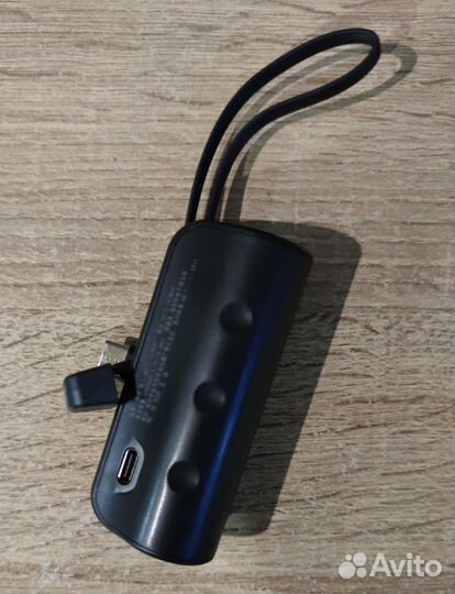 Повербанк для андроид 5000mAh,Type-C и iPhone