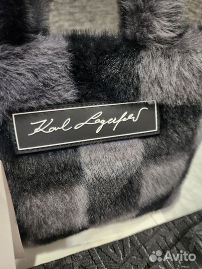 Сумка Karl Lagerfeld меховая 26на22, оригинал