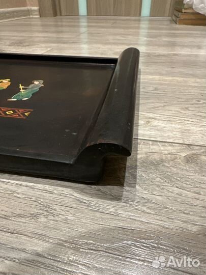 Поднос деревянный лак 60-е гг