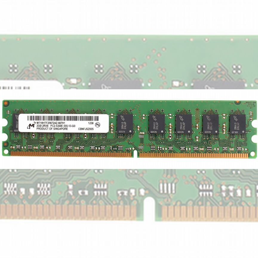 [MT18HTF25672AZ-667H1] Оперативная Память Micron 2gb Mt18htf25672az-667h1