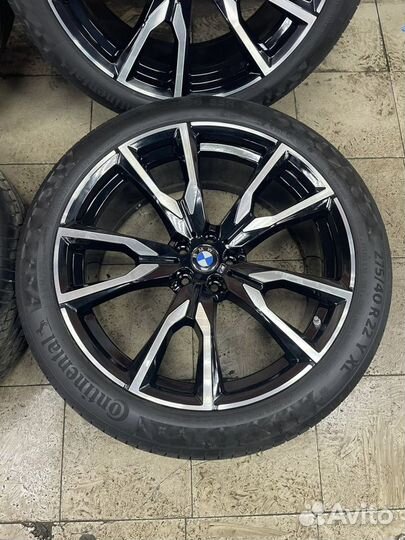 Оригинальные диски BMW X7 G07 R22 разноширокие