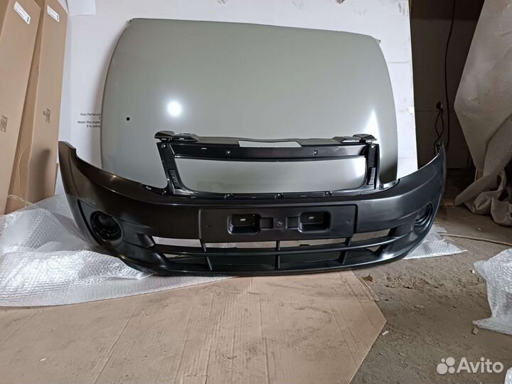 Бампер передний Лада гранта неокрашенный