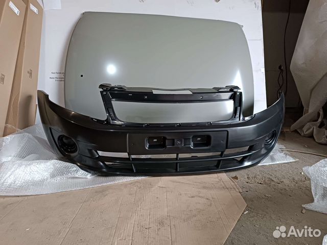 Бампер передний Лада гранта неокрашенный