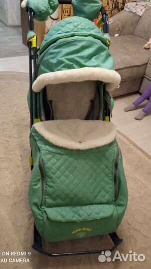 Санки коляска ника