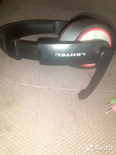 Наушники для компьютера с микрофоном Lentel