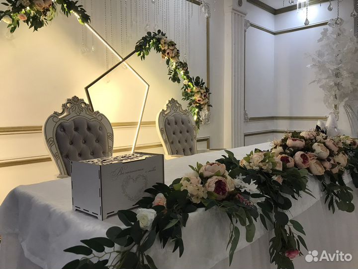 Свадебный декор; украшение на свадьбу