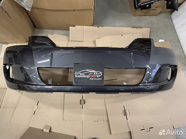 Бампер передний Kia Ceed 2007-2010 цвет «серый»