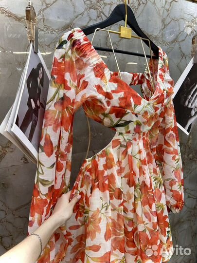 Идеальный яркий сарафан zimmermann