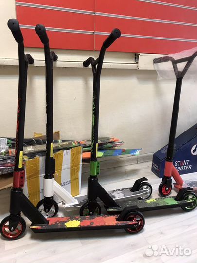 Самокат трюковой Stunt scooter металич колеса