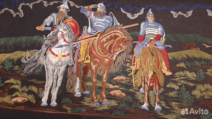 Прикроватный коврик СССР Три богатыря