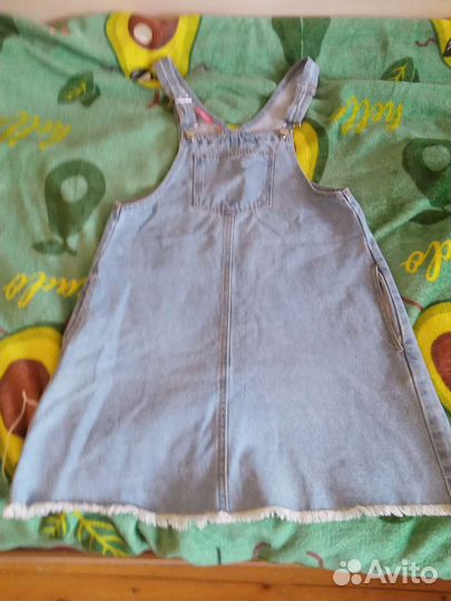 Джинсовый сарафан для девочки
