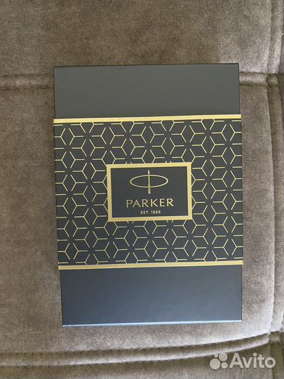 Набор ручка Parker + кожаный футляр, новый