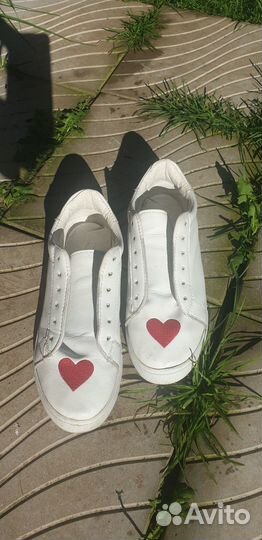 Кеды белые 23 см