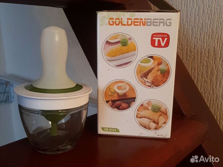 Масленка многофункциональная с кисточкой новая